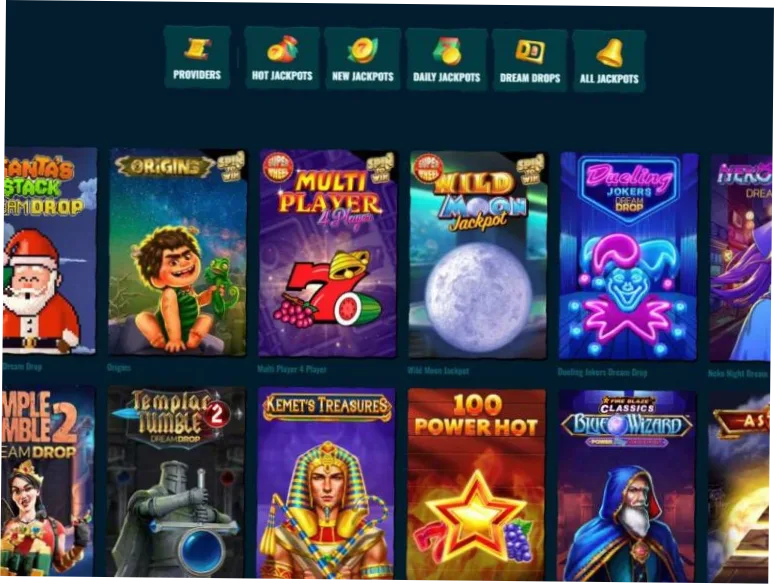 Juegos de jackpot en Spinanga Casino