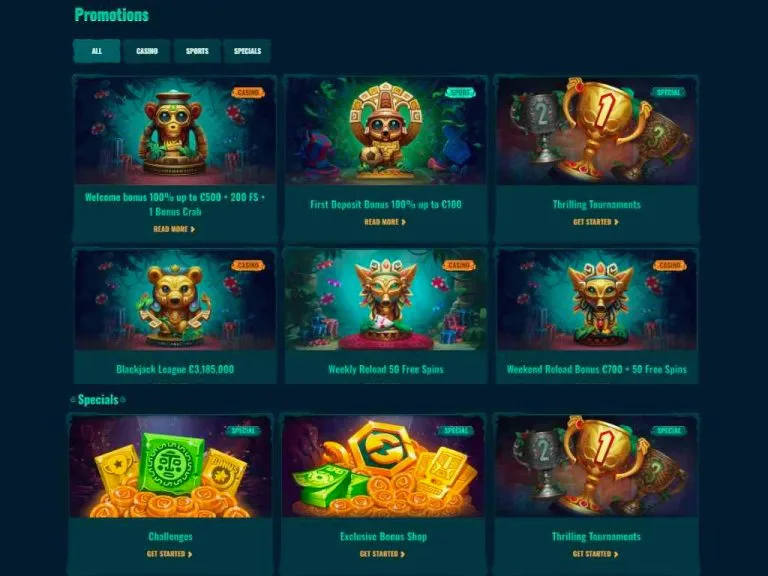 Promociones en Spinanga Casino